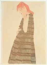 Femme en Cape Dorée, 1908